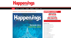 Desktop Screenshot of happeningsarawak.com
